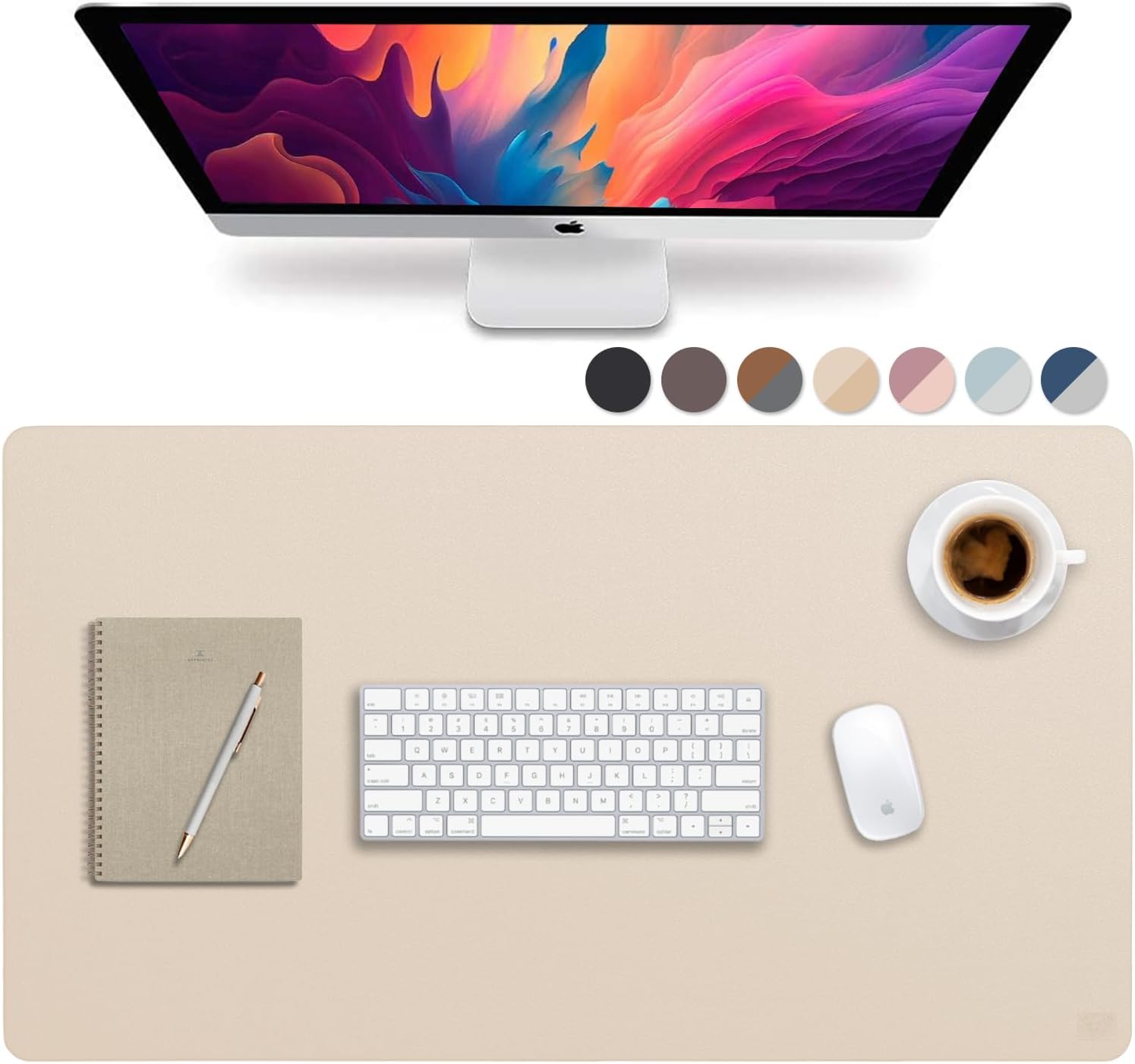 Leather Desk Pad 36" x 20", Vine Creations Office Desk Mat Waterproof Black - Premium Quality - Smooth Mouse Writing Surface - Maximum Protection Dual-Sided Pu Leather Blotter for Desk Office/Home 28 61VmS5kPC9L. AC SL1500 - northernschoolofshiatsu.co.uk