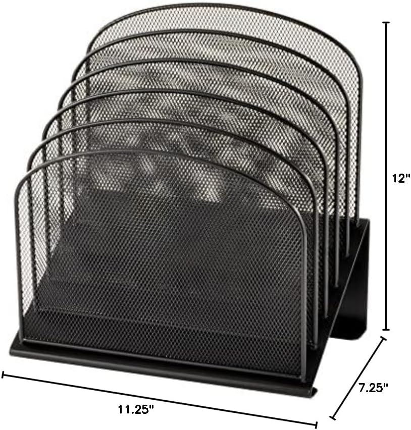 Safco Onyx Desk Organizer, 5 Tiered Vertical Compartments, Office and Classroom Mailbox , Paper and Mail Sorter, Steel Mesh, Black 4 61Y51yLk0XL. AC SL1004 - northernschoolofshiatsu.co.uk