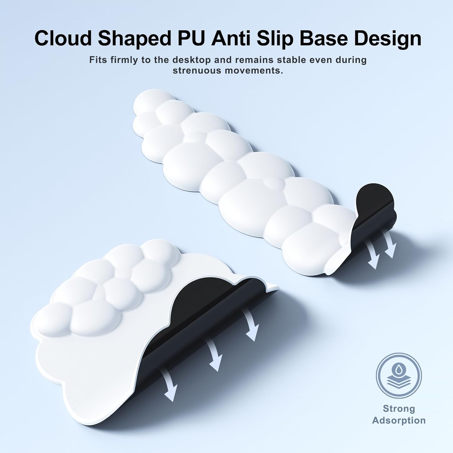 Cloud Mouse Pad with Wrist Rest, Cloud Keyboard Wrist Rest, Wrist Rest for Computer Keyboard, Cloud Mouse Pad Wrist Support, Ergonomic Cloud Keyboard Mouse Wrist Support (White), 17inch, MEAJ3 7 61YBCaqkmPL. AC SL1500 - northernschoolofshiatsu.co.uk