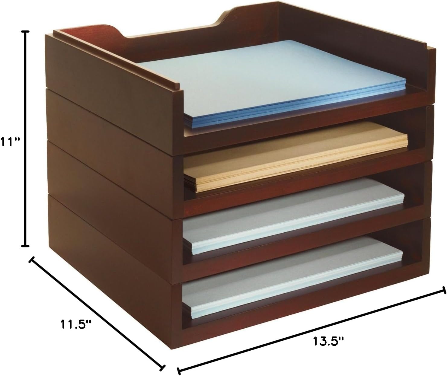 Bindertek Stacking Wood Desk Organizers with 4 Letter Tray Kit, Mahogany (WK6-MA) 2 61ZPw7mvfoL. AC SL1500 - northernschoolofshiatsu.co.uk