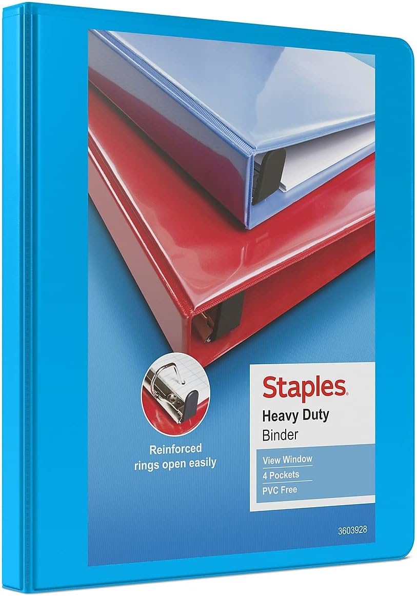Staples 976049 Heavy-Duty 4-Inch D 3-Ring View Binder Navy Blue (26372) 240 61ZQ7euGwoL. AC SL1500 - northernschoolofshiatsu.co.uk