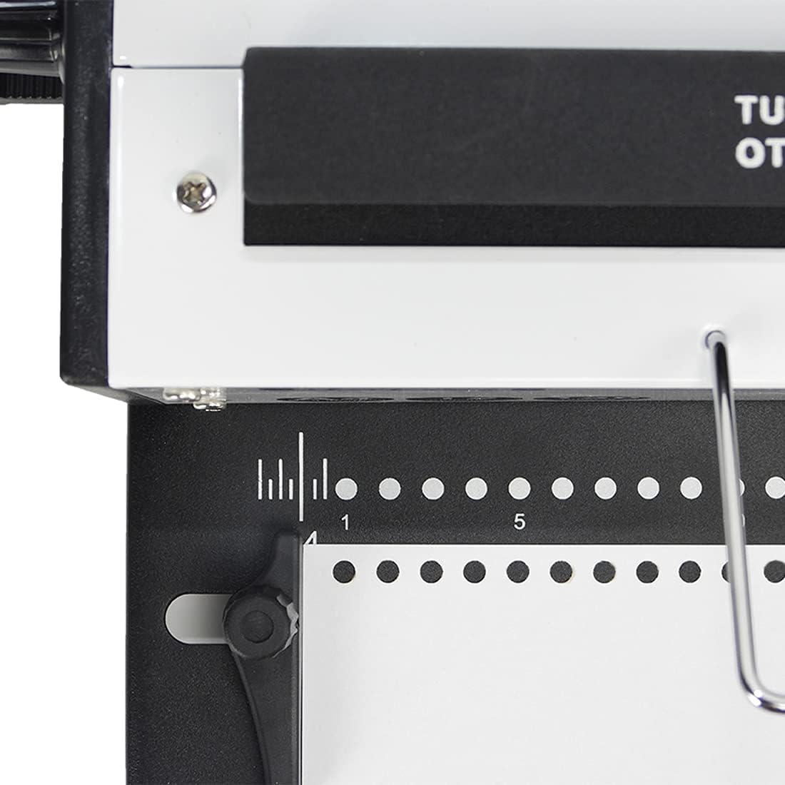 Rayson TD1202R Wire Binding Machine, 3:1 Pitch Round Hole Coil Binder Hole Punch, Compatible with Wire, Spiral, and Click Binding Spines, 32-Hole Punch, Punches 12 Sheets, Binds 120 Sheets 3 61Zj58fK0SL. AC SL1100 - northernschoolofshiatsu.co.uk