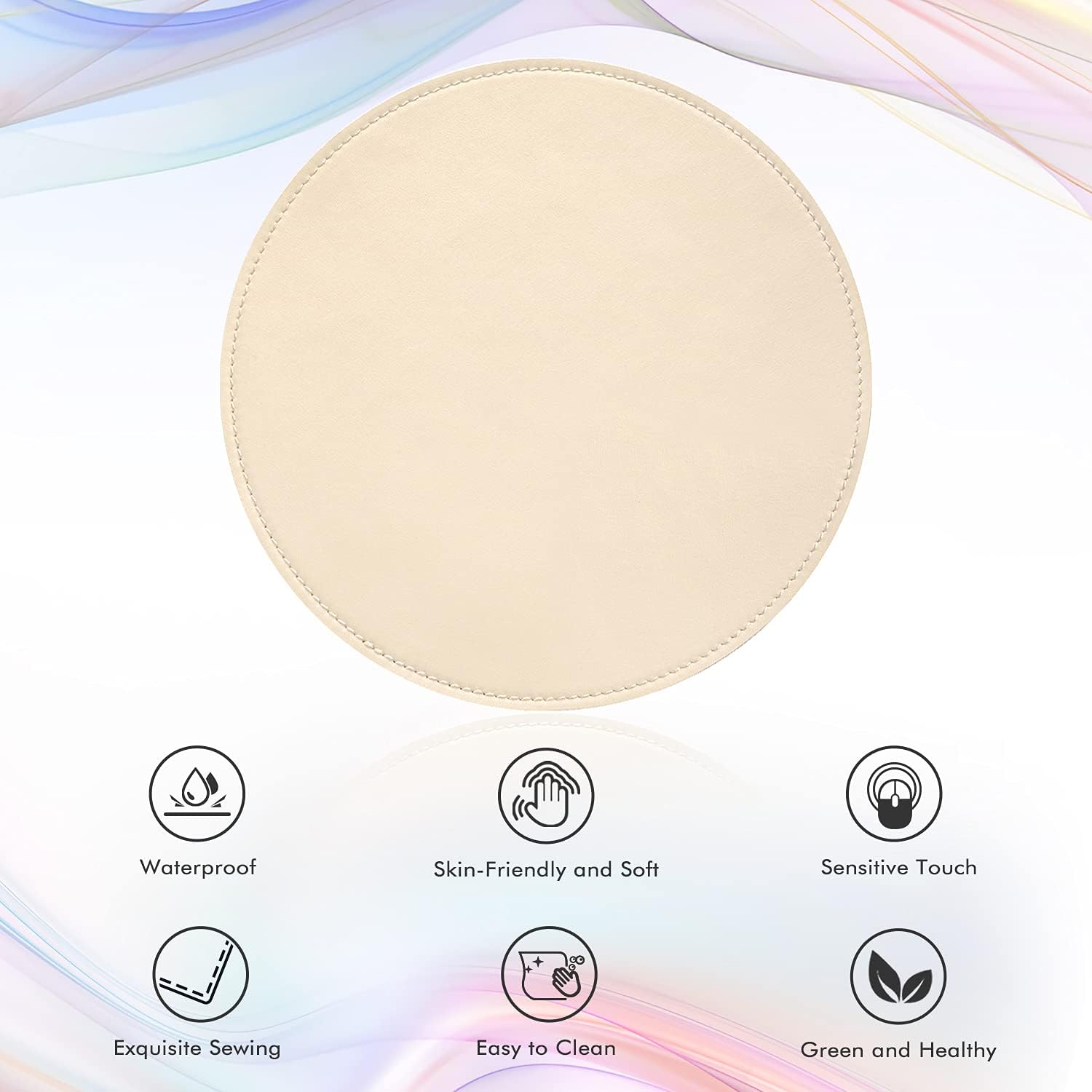 Mouse Pad, PU Mouse Pad,Leather Mouse Pad with Stitched Edge Micro-Fiber Base with Non-Slip Waterproof,Mouse Pad for Computers,Laptop, 8x11Inch (Caramel Brown) 72 61aGd4nwj4S. AC SL1500 - northernschoolofshiatsu.co.uk