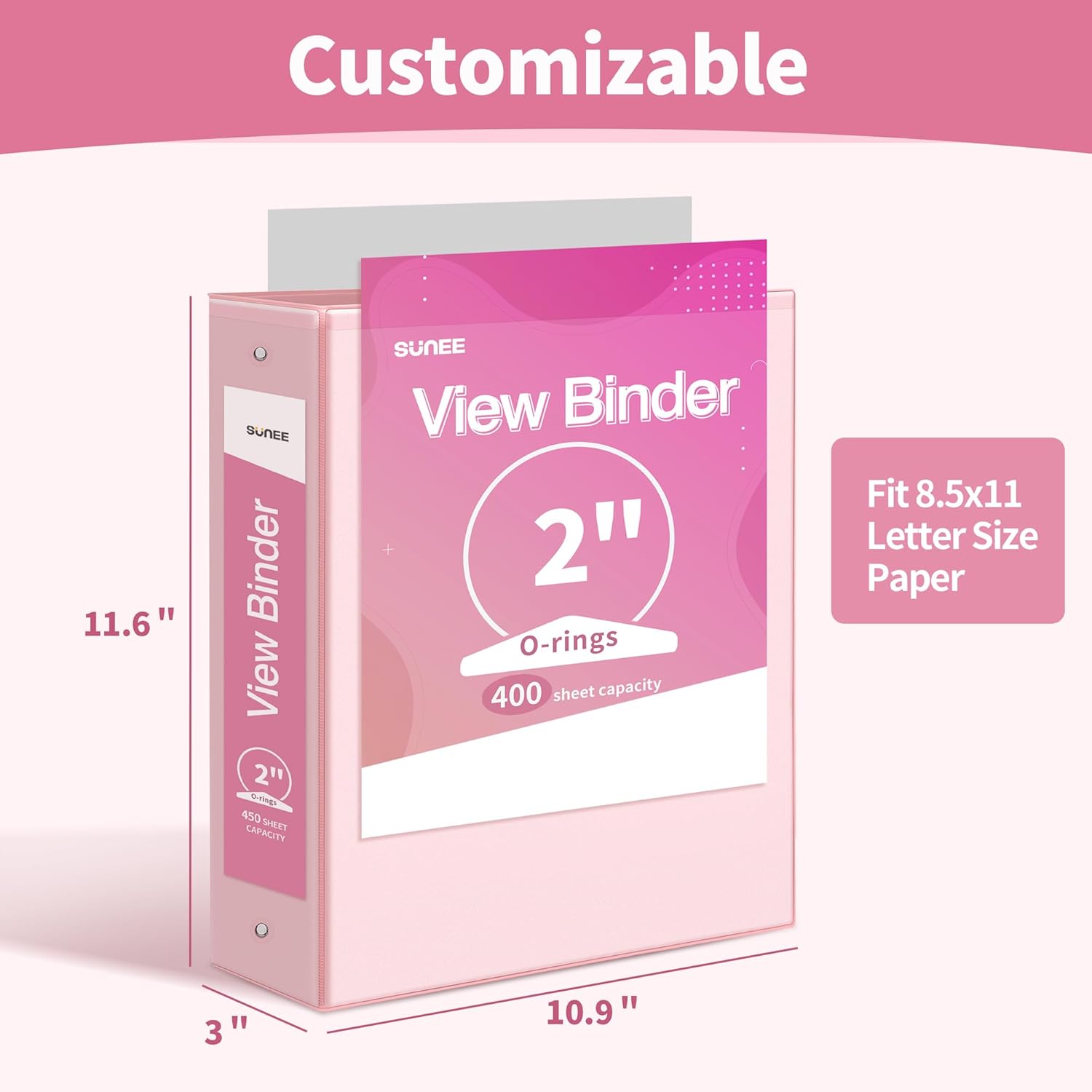 SUNEE 3 Ring Binder 1 Inch 1 Pack, Clear View Binder Three Ring PVC-Free (Fit 8.5x11 Inches) for School Binder or Office Binder Supplies, Purple Binder 32 61azzyjCkrL. AC SL1500 - northernschoolofshiatsu.co.uk