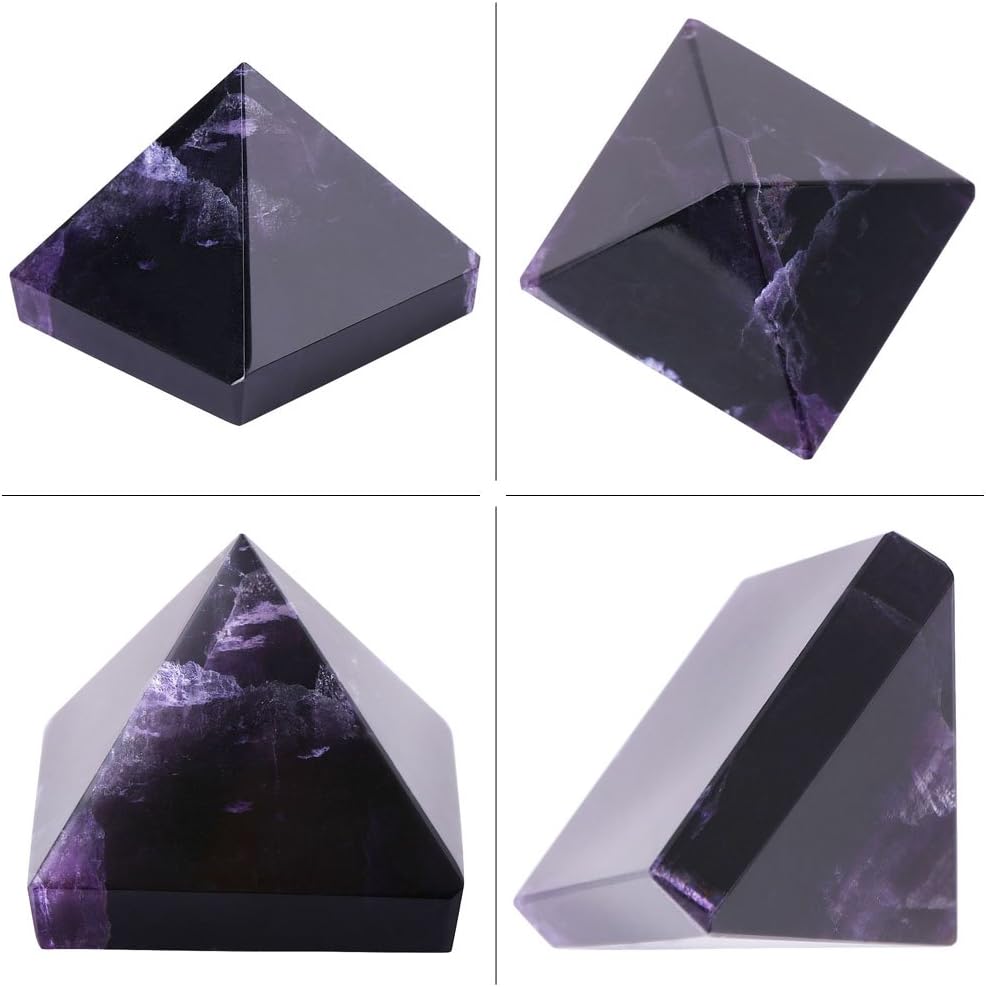 Diyeeni Amethyst Pyramid, Crystal Pyramid with Good Fortune,Violet Crystal Paperweight,Ancient Egypt Pyramid Crafts for Decoration/Gift/Collection, Family/Friend 6 61b DWLmrqL. AC SL1001 - northernschoolofshiatsu.co.uk