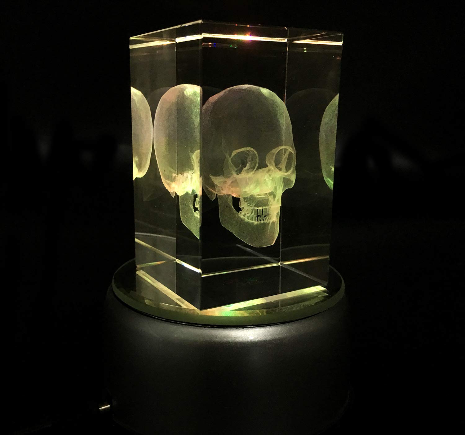 3D Human Skull Anatomical Anatomy Model Paperweight(Laser Etched) in Crystal Glass Cube Science Gift (No Included LED Base)(3.1x2x2 inch) 6 61b2uJW5JRL. SL1500 - northernschoolofshiatsu.co.uk