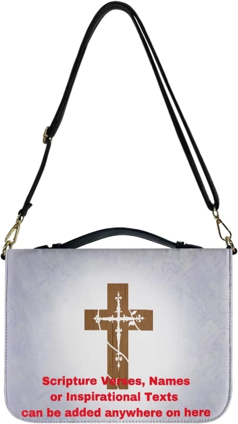 Custom Personalized PU Leather Bible Cover Case for Women,Customized Bible Cases Bible Tote Bag Bible Carrying Case Bible Carrier with Detachable Shoulder Strap,2XL 15 61bnnQ0u4EL. AC SL1500 - northernschoolofshiatsu.co.uk