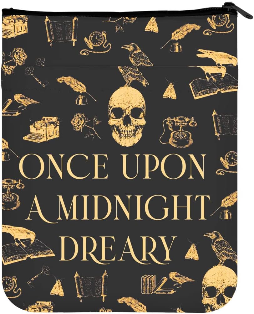 MAOFAED Midnight Dreary Book Sleeve Dark Raven Gift Bookish Gift Book Sleeve with Zipper (Midnight dreary) 1 61cATGdMw6L. AC SL1100 - northernschoolofshiatsu.co.uk