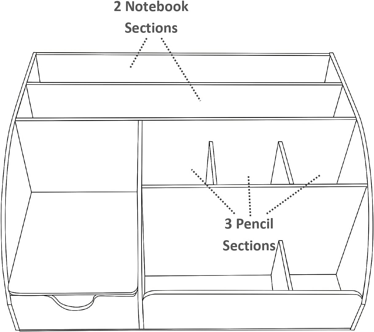 Clear Acrylic Desk Oganizer, 9 Compartments, Office Supplies and Desk Accessories Organizer, Home Decor Desktop Organizer (Clear) 8 61dLyZQfDlL. AC SL1261 - northernschoolofshiatsu.co.uk