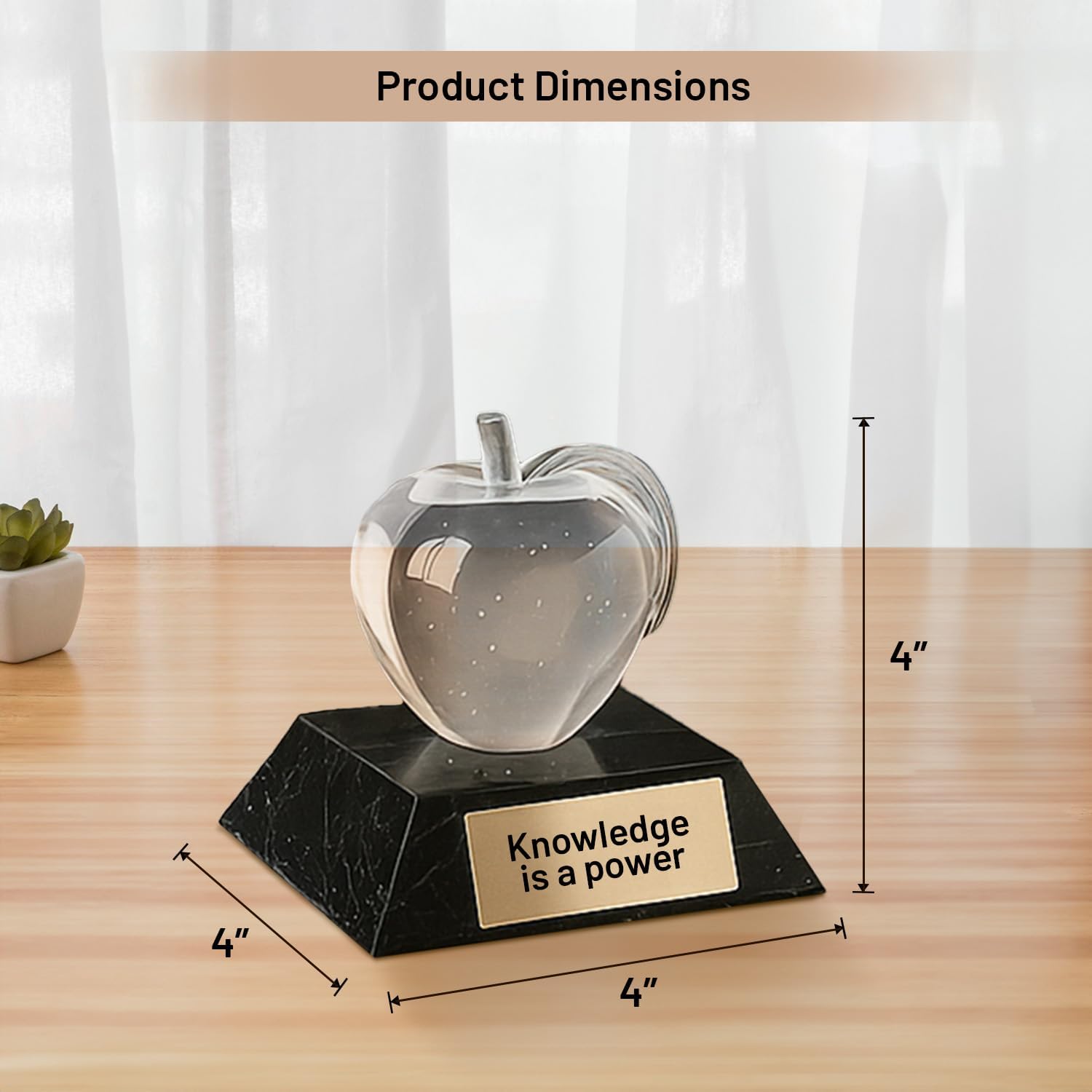 Bey-Berk Glass Apple Paperweight on Custom Engraved Black Zebra Marble Base – Personalized Desk Office Gift 6 61dU8jneHXL. AC SL1500 - northernschoolofshiatsu.co.uk