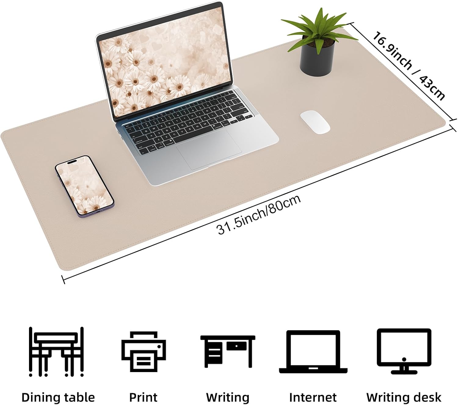 Large Desk Mat 47.2" x 17" Leather Desk Pad Protector with Natural Cork & PU Leather, Non-Slip Office Desk Mat, Large Mouse Pad, Waterproof Desk Blotter pad for Office&Home(Black) 183 61fzE3H8CfL. AC SL1500 - northernschoolofshiatsu.co.uk