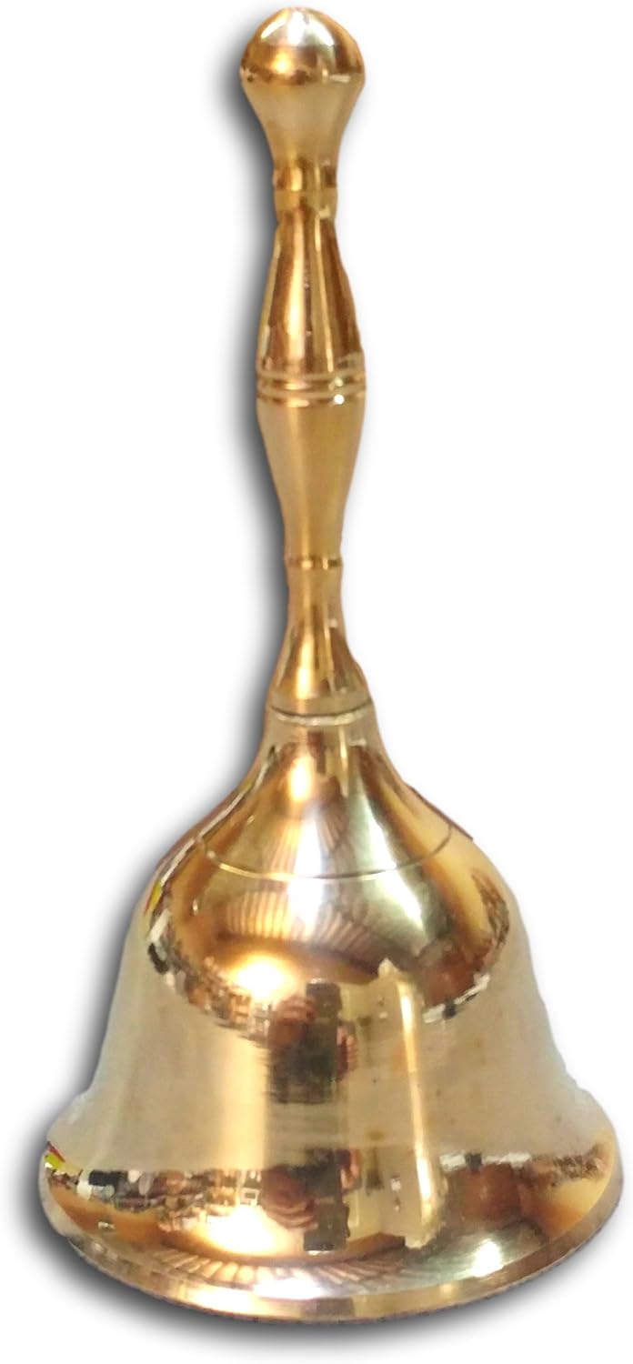 One Polished Brass Hand Bell 5 Inch High for Church Dinner School Reception 1 61hQAUdCSpL. AC SL1500 - northernschoolofshiatsu.co.uk