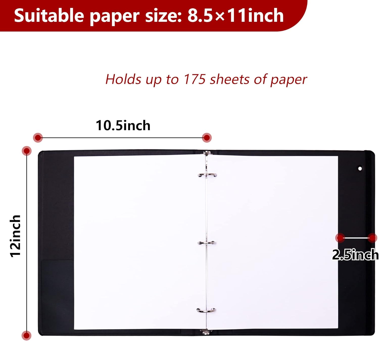 Vienrose 3 Ring Binder for 8.5 x 11 Inch Paper 1 Inch Round Rings Binder with Linen Durable Binders with Interior Pockets for School Office Home 2 61hlpDr287L. AC SL1500 - northernschoolofshiatsu.co.uk