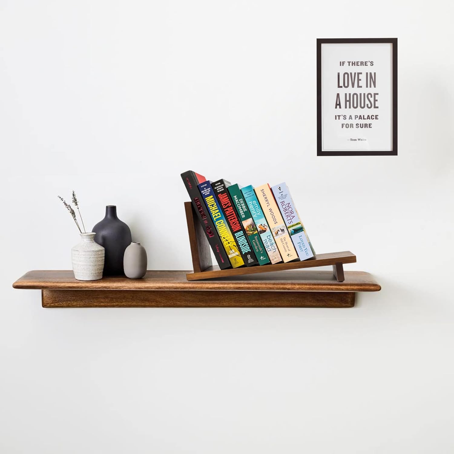 S&A WOODCRAFT Desktop Wood Bookshelf Wooden Bookend, Acacia Desk Organizer Shelf and Display Rack with Book Ends, Storage Shelf Bookcase for Office, Home Decor, Kitchen Countertop, Walnut Brown 6 61huUsMaFuL. AC SL1500 - northernschoolofshiatsu.co.uk