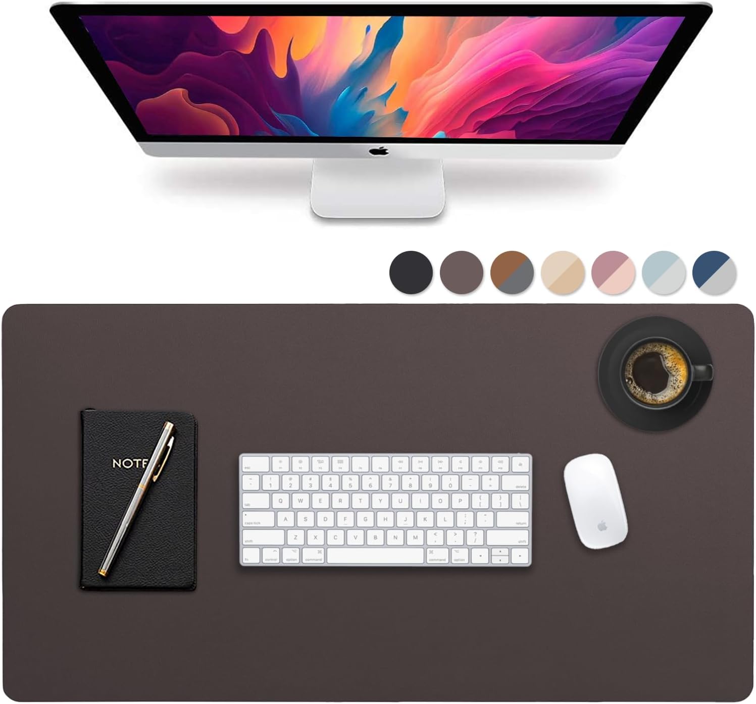 Leather Desk Pad 36" x 20", Vine Creations Office Desk Mat Waterproof Black - Premium Quality - Smooth Mouse Writing Surface - Maximum Protection Dual-Sided Pu Leather Blotter for Desk Office/Home 18 61i1AmmiibL. AC SL1500 - northernschoolofshiatsu.co.uk