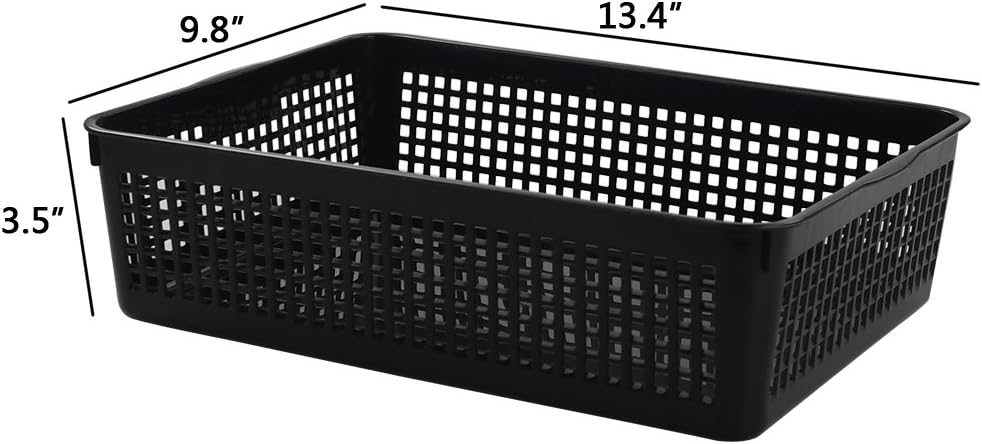 Saedy Black Plastic Basket Trays for Files, Letters, Documents, Set of 6 2 61i9yI1RCXL. AC SL1000 - northernschoolofshiatsu.co.uk