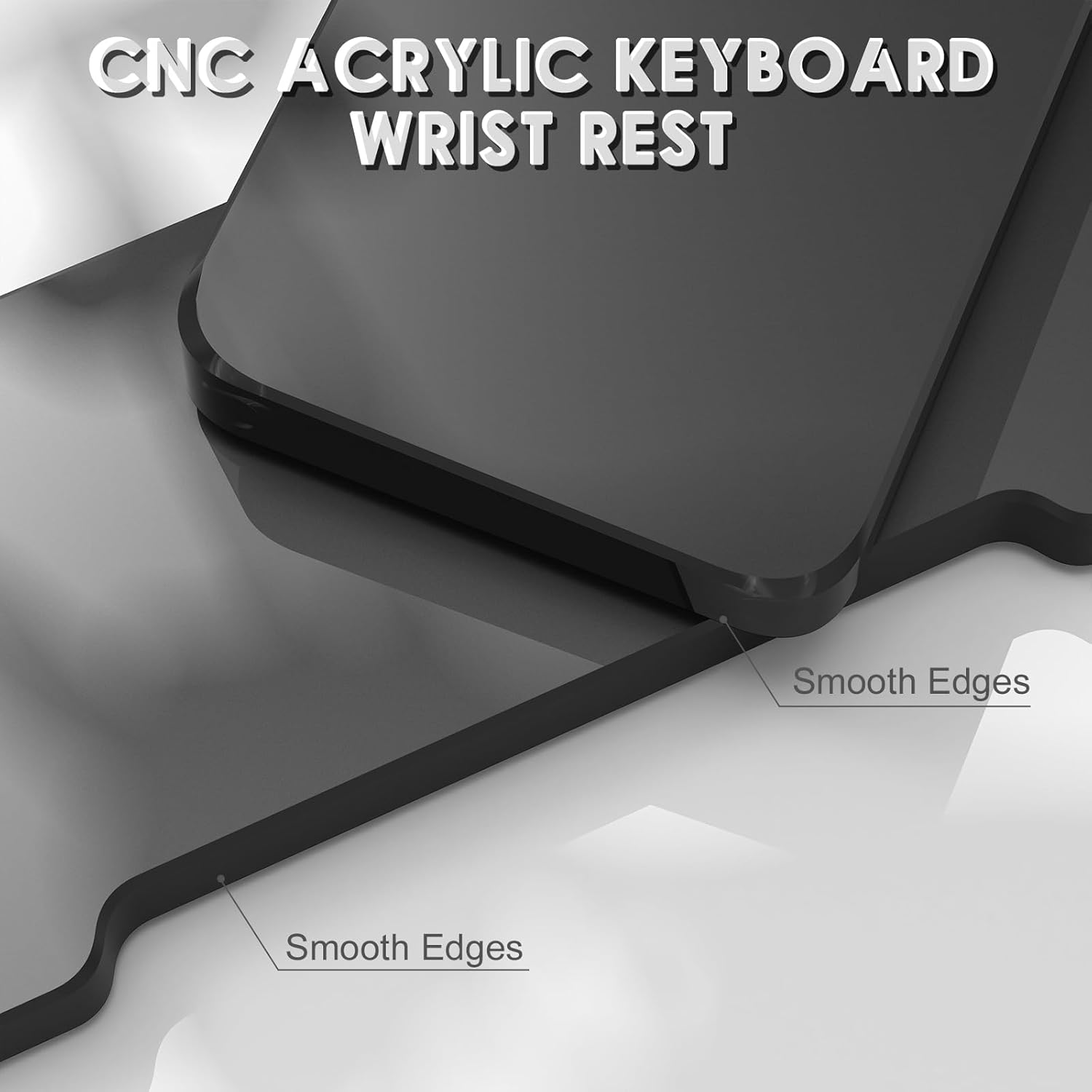 Acrylic Gaming Keyboard Wrist Rest Pad,Clear Wrist Rest for Computer Keyboard,Office,PC Gaming,Laptop,Mac,Comfortable,Lightweight,Ergonomic for Easy Typing Pain Relief-Black 3 61iG1qmMrNL. AC SL1500 - northernschoolofshiatsu.co.uk
