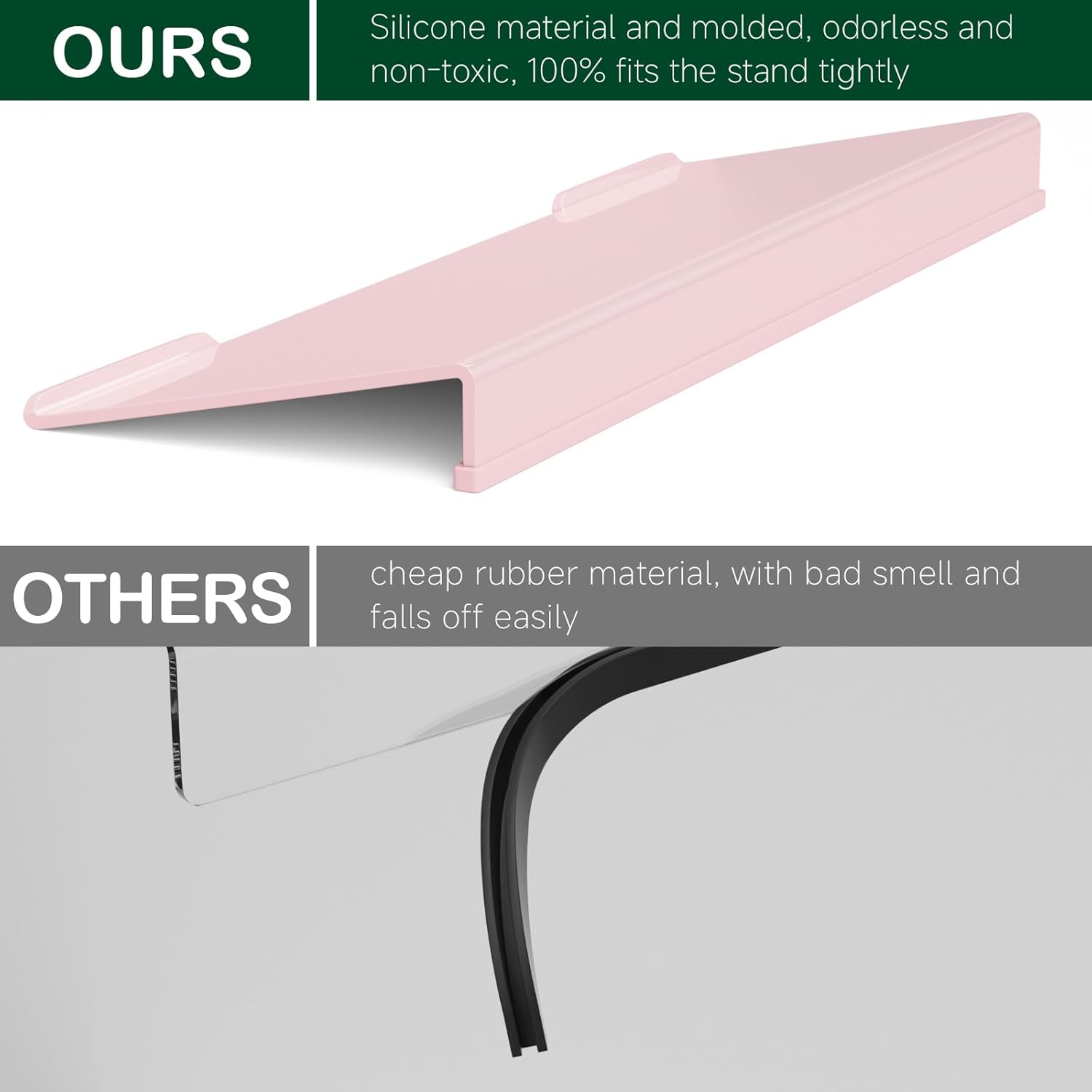 Computer Keyboard Stand Holder - Ergonomic Acrylic Keyboard Stand for Desktop Comfortable Keyboard Tray Riser with Silicone Anti-Slip Strip for Home School Office Desk Accessory, Lightpink 12 61iJwy8CkoL. AC SL1500 - northernschoolofshiatsu.co.uk