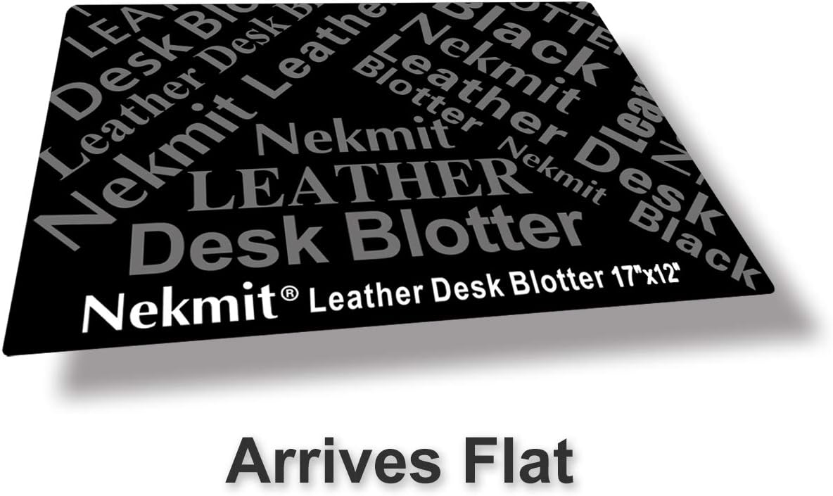 Nekmit Leather Desk Blotter Pad 17 x 12 Inches, Flat, Non-Slip, Waterproof, Black 8 61kc0Ckw OL. AC SL1500 - northernschoolofshiatsu.co.uk