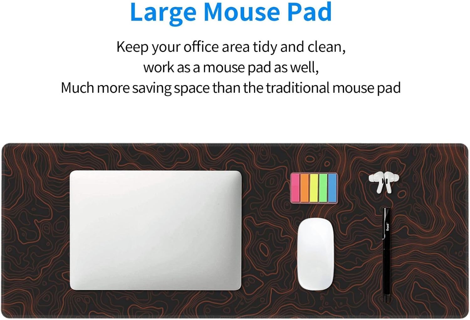 Red Topographic Contour Map Liquid Wave Topography Geography Gaming Mouse Pad 31.5 X 11.8 Inch XL Extended Large Keyboard Non-Slip Rubber Base with Stitched Edges for Home Office 12 61l rOkMgQL. AC SL1500 - northernschoolofshiatsu.co.uk