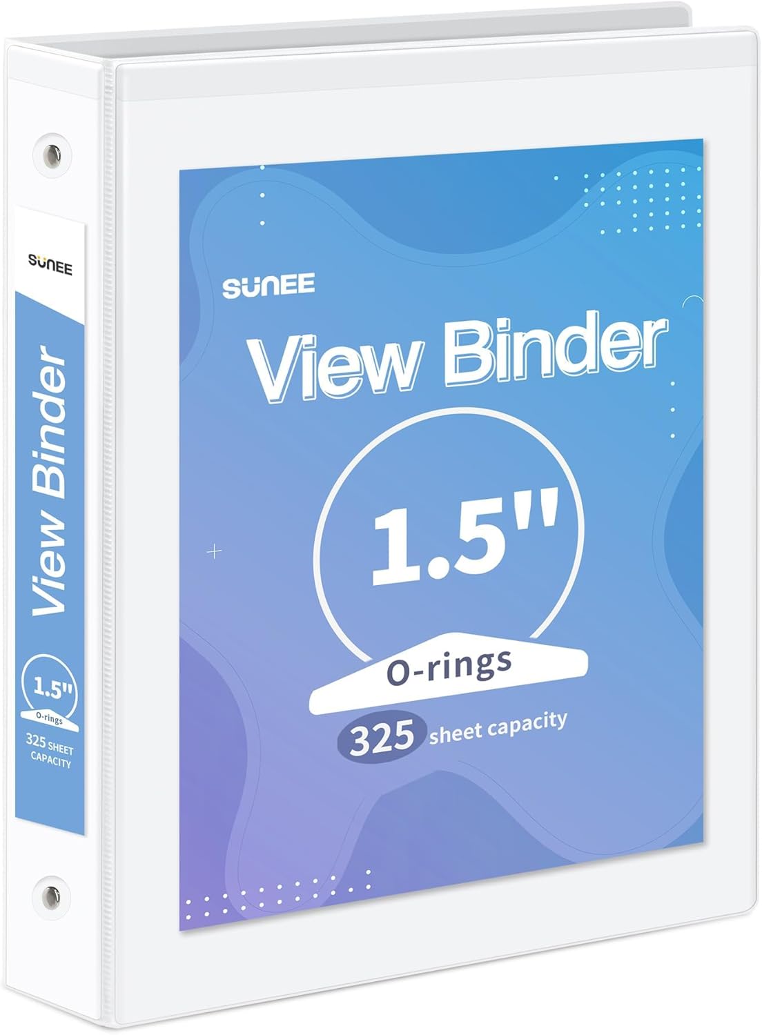 SUNEE 3 Ring Binder 1 Inch 1 Pack, Clear View Binder Three Ring PVC-Free (Fit 8.5x11 Inches) for School Binder or Office Binder Supplies, Purple Binder 142 61n1OR792zL. AC SL1500 - northernschoolofshiatsu.co.uk
