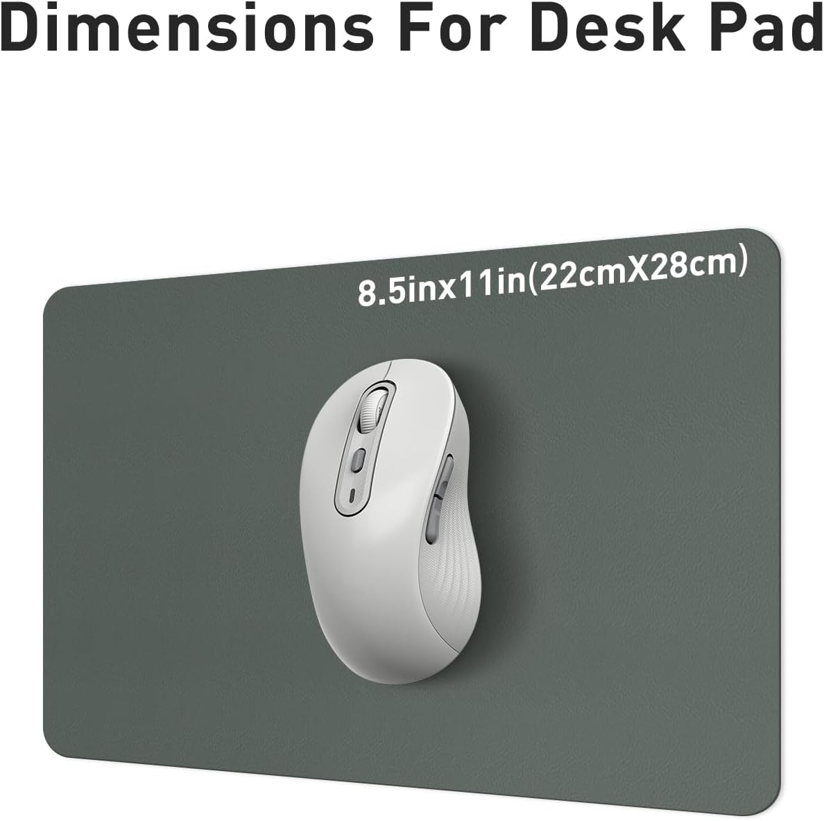 Aothia Leather Desk Pad Protector, Office Mat, Large Mouse Pad, Non-Slip PU Leather Blotter, Laptop Desk Pad, Waterproof Writing Pad for Office and Home (Lavender, 11" x 8.5") 97 - northernschoolofshiatsu.co.uk