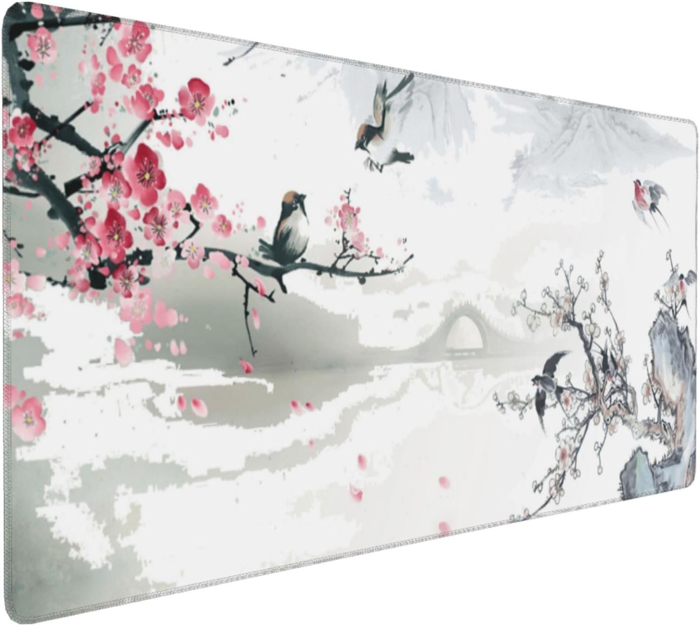 Large Floral Mouse Pad Extended Gaming Mousepad 31.5"x11.8" Vintage Aesthetic Black Desk Mat Flower Mouse Pad Plant Wildflower Mousepad XXL Laptop Computer Keyboard Mats for Desk Office 176 61oEpS10BRL. AC SL1500 - northernschoolofshiatsu.co.uk
