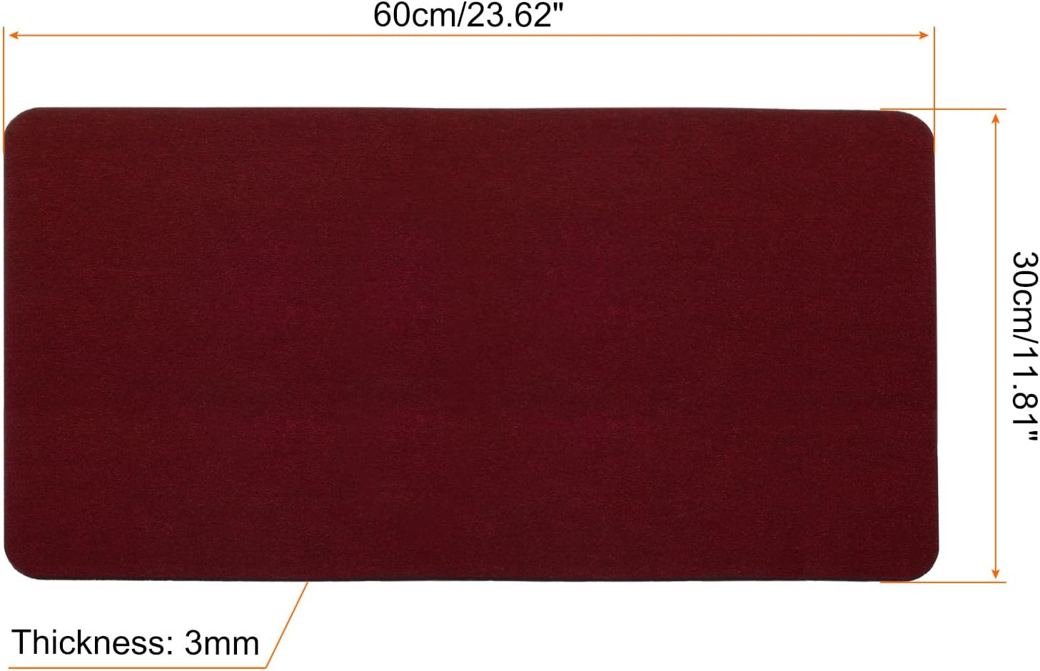 PATIKIL 24"x12" Desk Mat Protector, Felt Dual Side Desktop Pad Writing Mat for Office Home, Black 2 61oOzU5u40L. AC SL1500 - northernschoolofshiatsu.co.uk