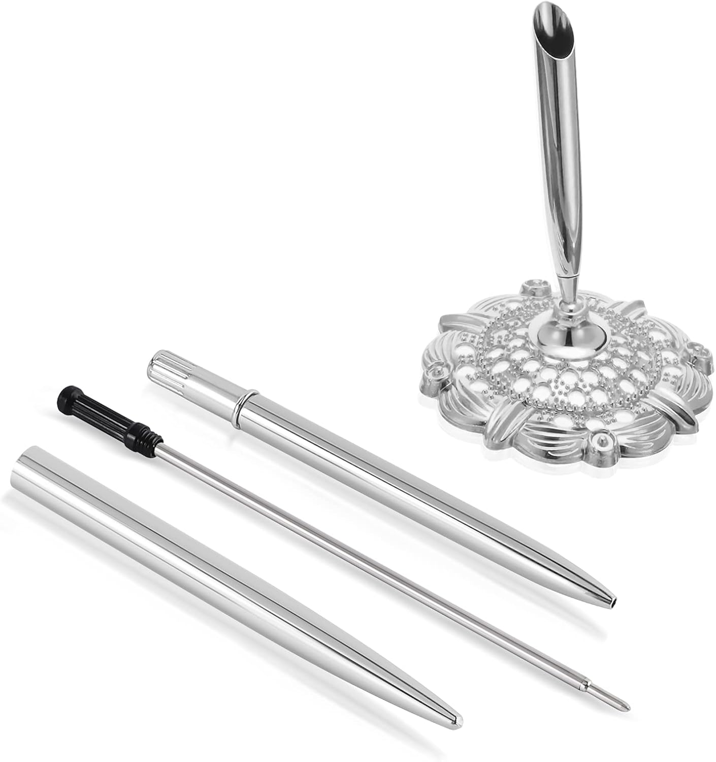 Hollow Round Pen Holder Signing Pen Set for Wedding Bridal Golden 10 61ogGfrAWrL. AC SL1500 - northernschoolofshiatsu.co.uk