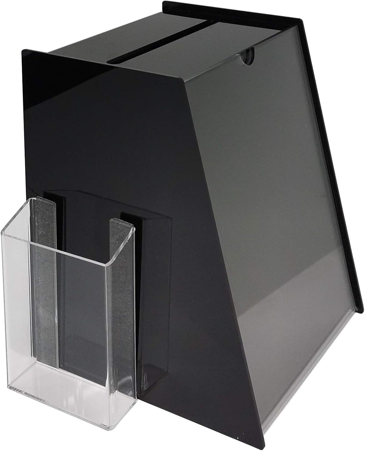 FixtureDisplays® 8.75" x 9.0" x 11.0" Acrylic Ballot Box with 8.5 x 11 Sign Holder Side Pocket-Black 19229 1 61p3SmbjQvL. AC SL1500 - northernschoolofshiatsu.co.uk