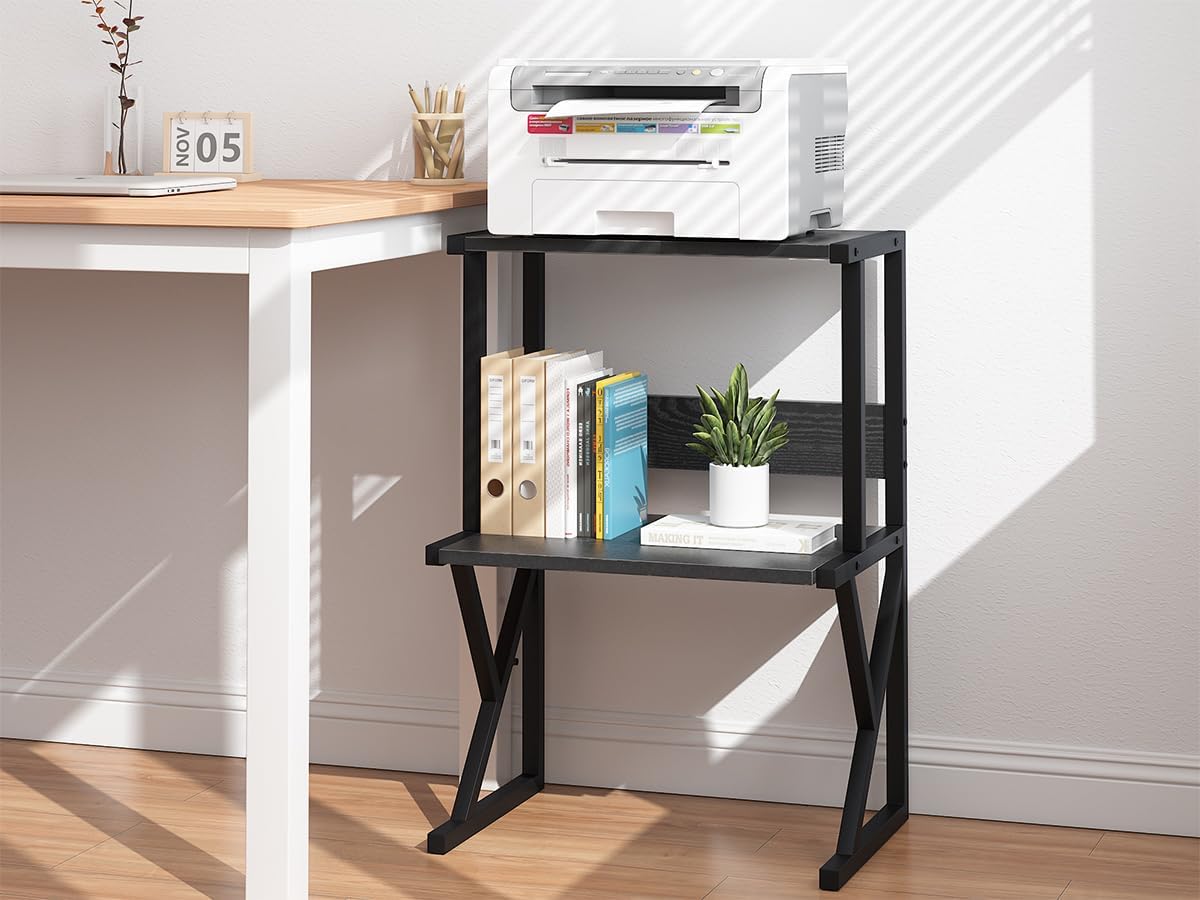 aboxoo Printer Stand for Desk, Desktop Printer Shelf Large 3-Tier Multi-Purpose Office Organization Shelves for Home Office, Rustic Brown 14 61p6HP6TFzL. AC SL1200 - northernschoolofshiatsu.co.uk