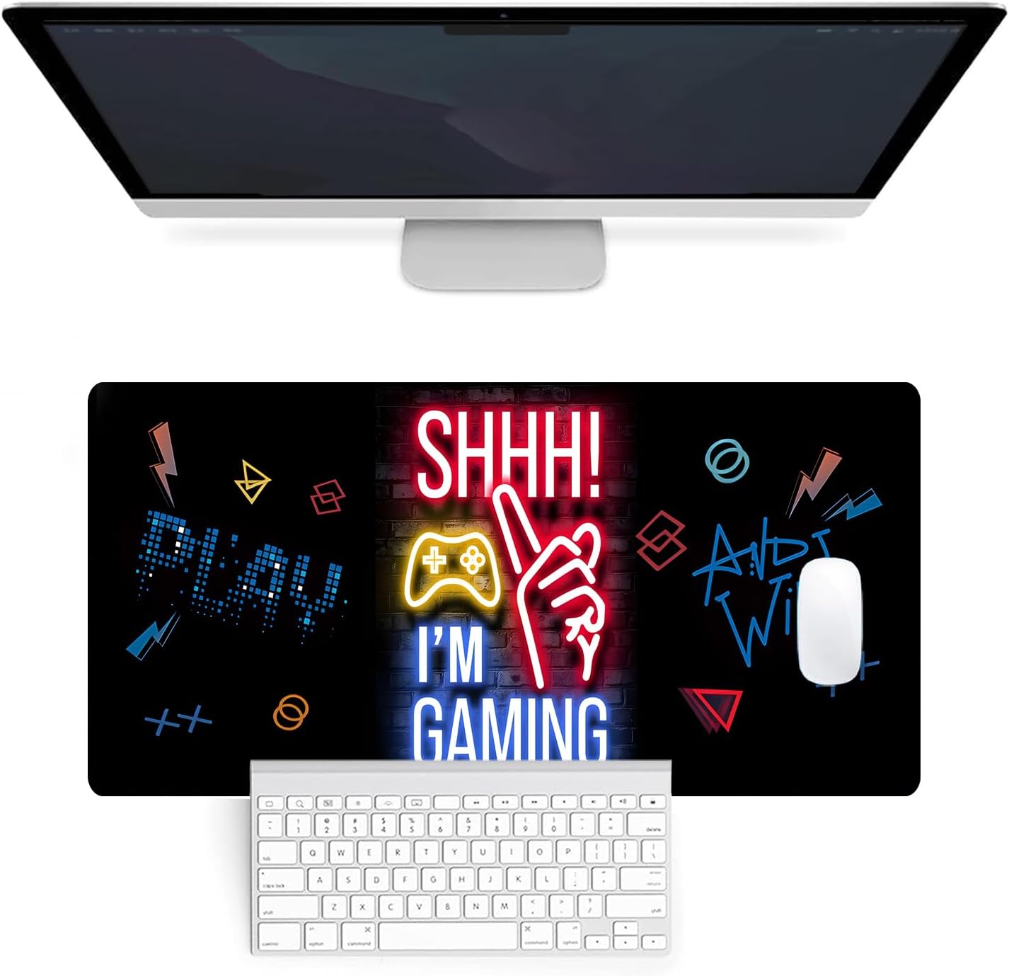 Mouse Pad Gaming Mousepad 23.6X11.8in Large Mouse Pad for Keyboard and Mouse with Anti-Slip Rubber Base, Keyboard Pad Mouse Mat for Home and Office 1 61pS2nLgQEL. AC SL1500 - northernschoolofshiatsu.co.uk
