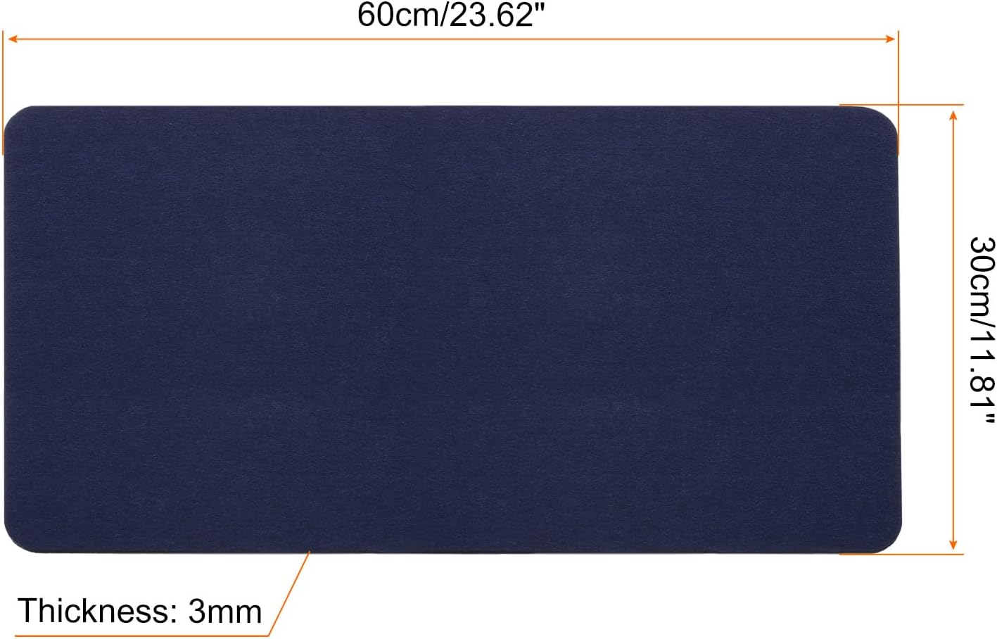 PATIKIL 24"x12" Desk Mat Protector, Felt Dual Side Desktop Pad Writing Mat for Office Home, Black 12 61pVmay2adL. AC SL1500 - northernschoolofshiatsu.co.uk