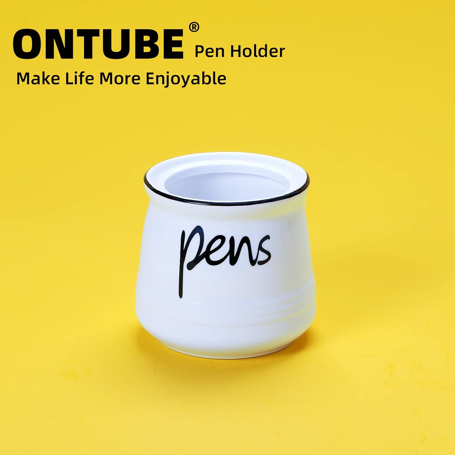 ONTUBE Porcelain Pens Holder Stand,Ceramic Pencils Holder (White) 8 61psIzsgcKL. AC SL1500 - northernschoolofshiatsu.co.uk