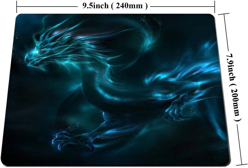Smooffly Mouse pad Unique Design Mouse Pad Cool Blue Dragon Design Gaming Mousepad 2 61pwsZKu3qL. AC SL1001 - northernschoolofshiatsu.co.uk