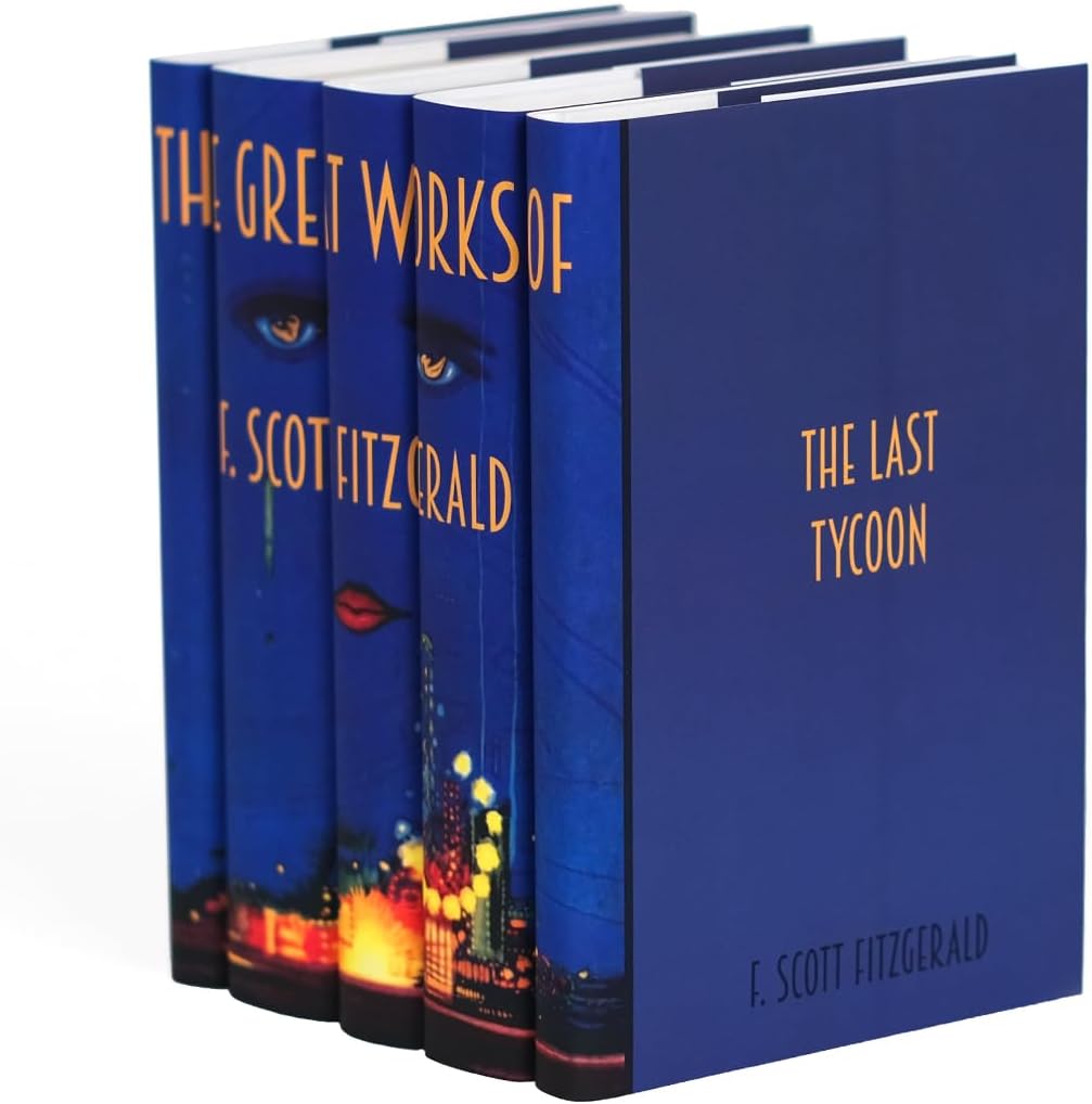 F. Scott Fitzgerald Great Gatsby Set | 5-Volume Hardcover Book Set with Custom Designed Book Covers 2 61q3PkuVvTL. AC SL1200 - northernschoolofshiatsu.co.uk