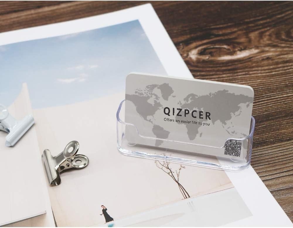 16 Pack Clear Desktop Business Card Holder Display, Plastic Business Card Stand for Office 7 61qK0yCs4iL. AC SL1000 - northernschoolofshiatsu.co.uk