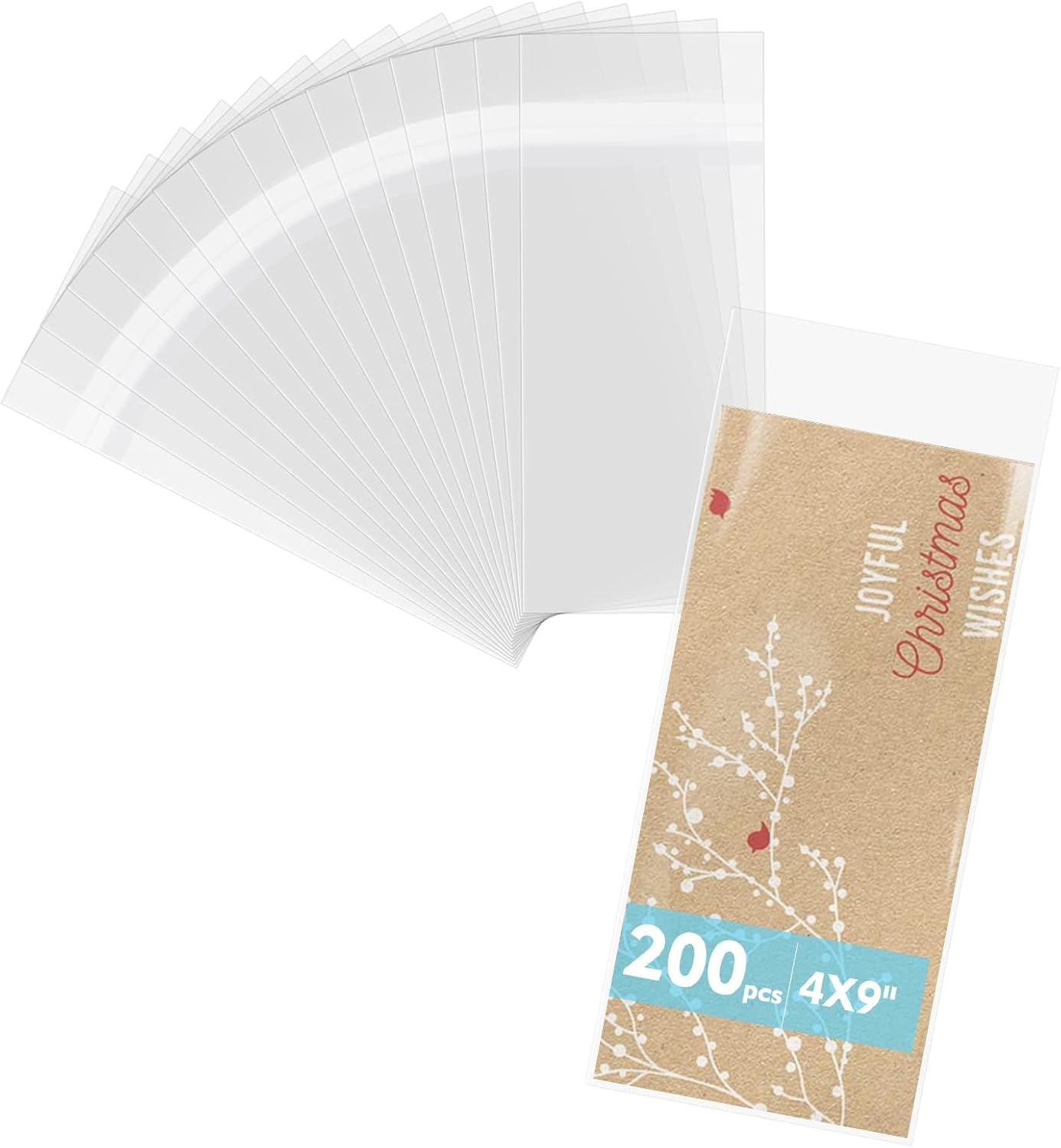 Mat Board Center, (200 Pack)4 1/8" x 9" Clear Resealable Plastic Sleeves, Self Sealing Polypropylene Bags for 4x9 Prints, Photos, Cards 8 61r8syF6pCL. AC SL1500 - northernschoolofshiatsu.co.uk