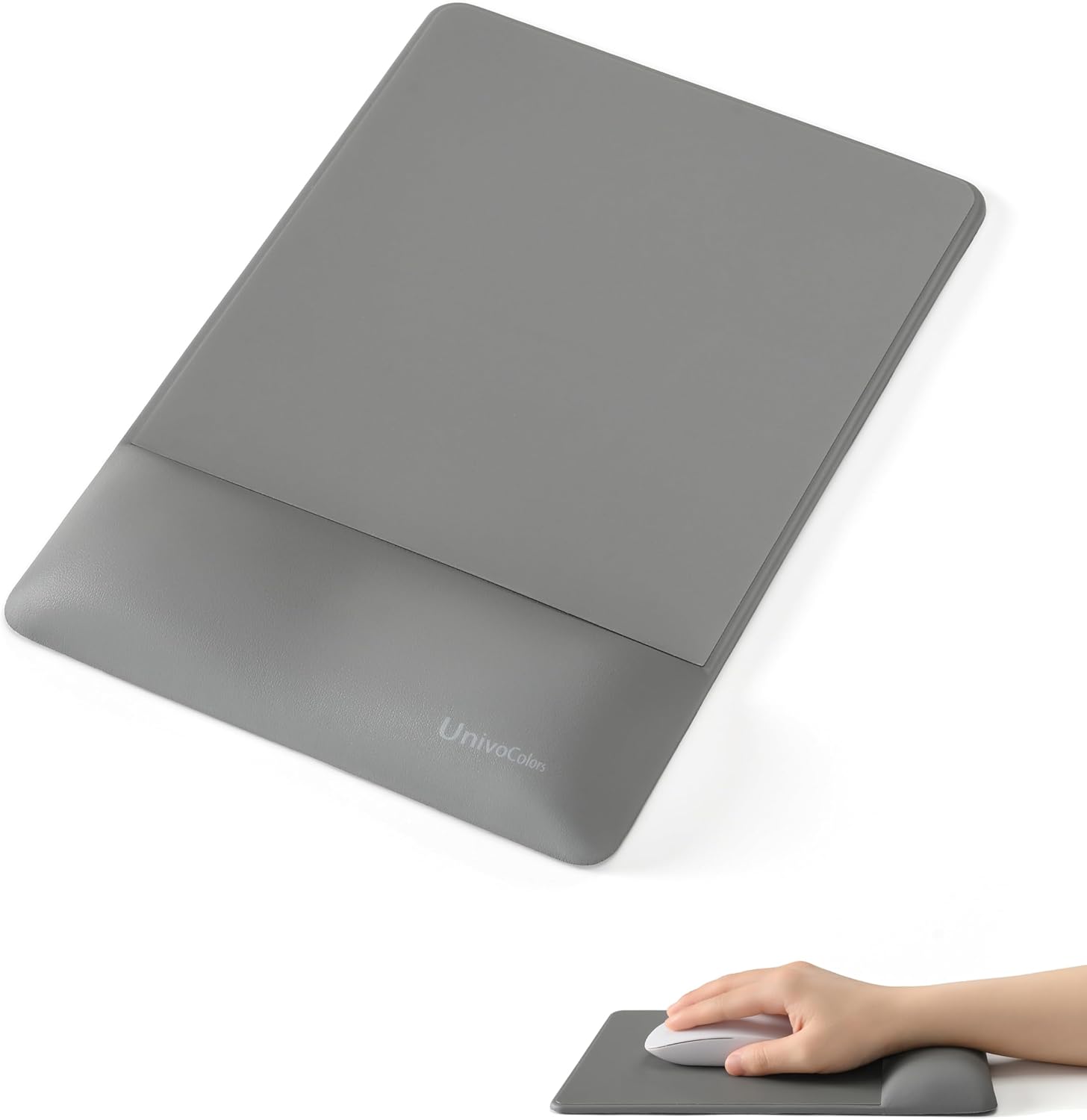 UnivoColors Design-Wave Set of Keyboad Wrist Rest & Mouce Pad,Artificial Sheepskin+Memory Foam+Ergonomic+Anti-Slip Gel, Resilience Support During Work and Gaming,Keyboard Accessory,White 1 61rMzjkHeKL. AC SL1500 - northernschoolofshiatsu.co.uk