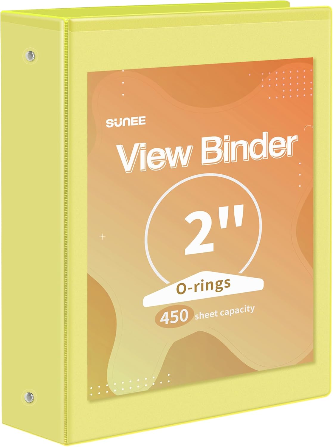 SUNEE 3 Ring Binder 1 Inch 1 Pack, Clear View Binder Three Ring PVC-Free (Fit 8.5x11 Inches) for School Binder or Office Binder Supplies, Purple Binder 121 - northernschoolofshiatsu.co.uk