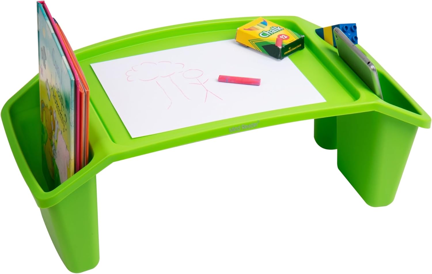 Mind Reader Kids Lap Desk, Set of 2, Activity Tray, Drawing, Stackable, Portable, Plastic, 22.25" L x 10.75" W x 8.5" H, Blue 31 61s20mKEMoL. AC SL1500 - northernschoolofshiatsu.co.uk
