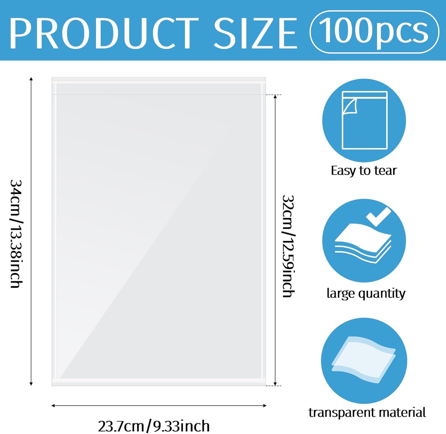 100Pcs Self Adhesive Display Pockets - 8.5 x 11 Inch Paper Sleeves for Wall and Door Communication, Clear Adhesive Sheet Protectors for Office, School, Box Posting Signs 2 61tQPN epgL. AC SL1500 - northernschoolofshiatsu.co.uk