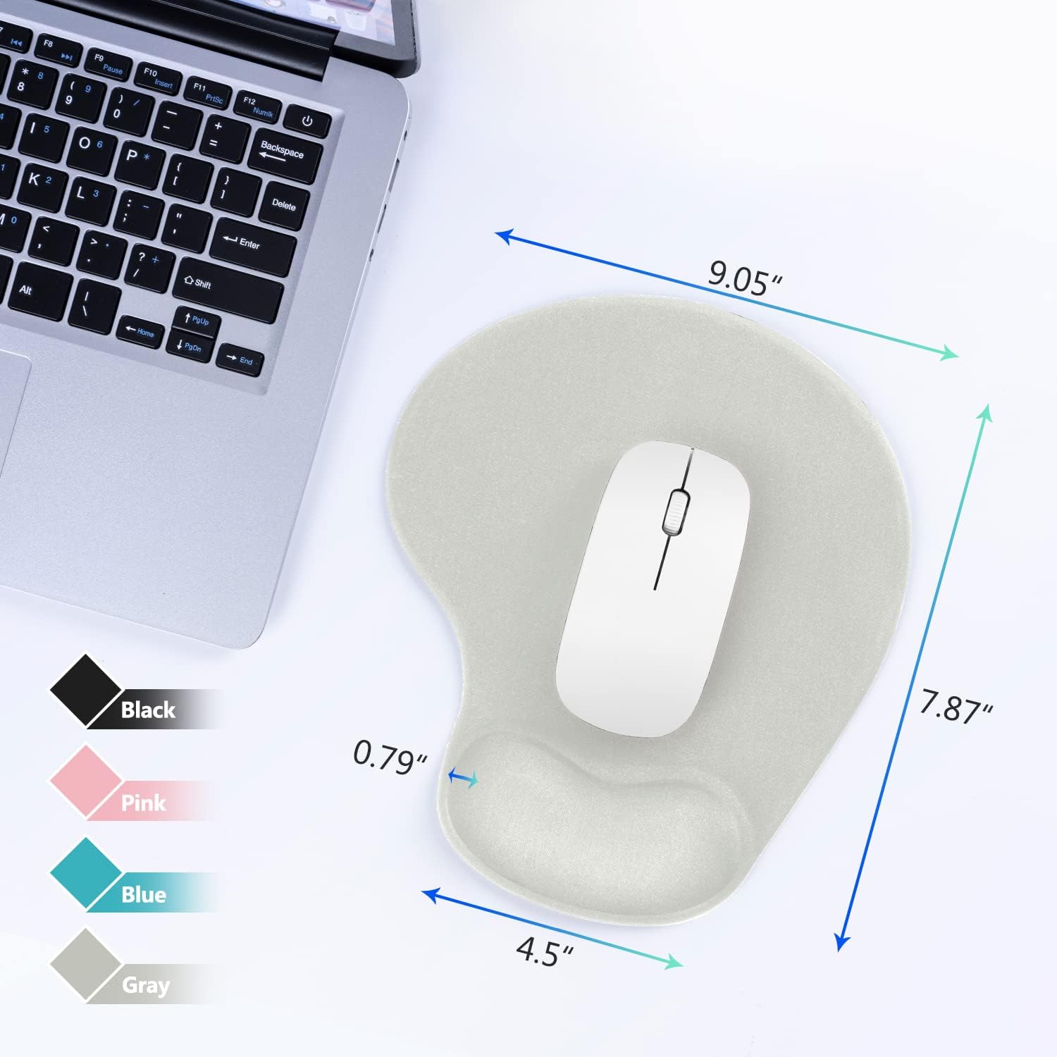 Soqool Mouse Pad, Ergonomic Mouse Pad with Comfortable Gel Wrist Rest Support and Non-Slip PU Base for Easy Typing Pain Relief, Durable and Washable, Classic Black 12 61tTJa76UOL. AC SL1500 - northernschoolofshiatsu.co.uk