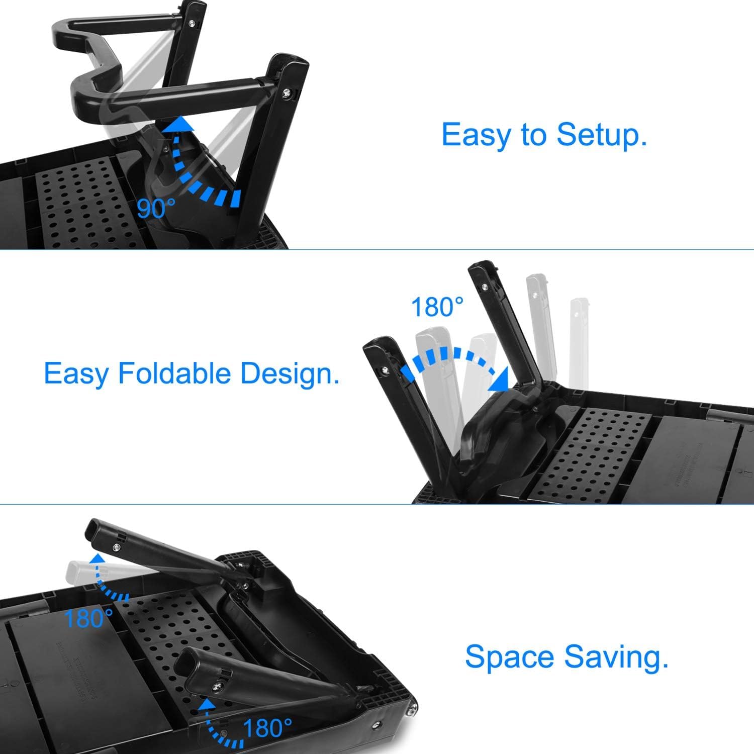 GPCT Laptop Table for Bed, Bed Table Trays for Eating and Laptops with Adjustable Laptop Stand, Multi-Functional Lap Desk with Internal Cooling Pad, LED Desk Lamp, 4 Port USB Hub, Mouse Pad 5 61u1uPyMTFL. AC SL1500 - northernschoolofshiatsu.co.uk