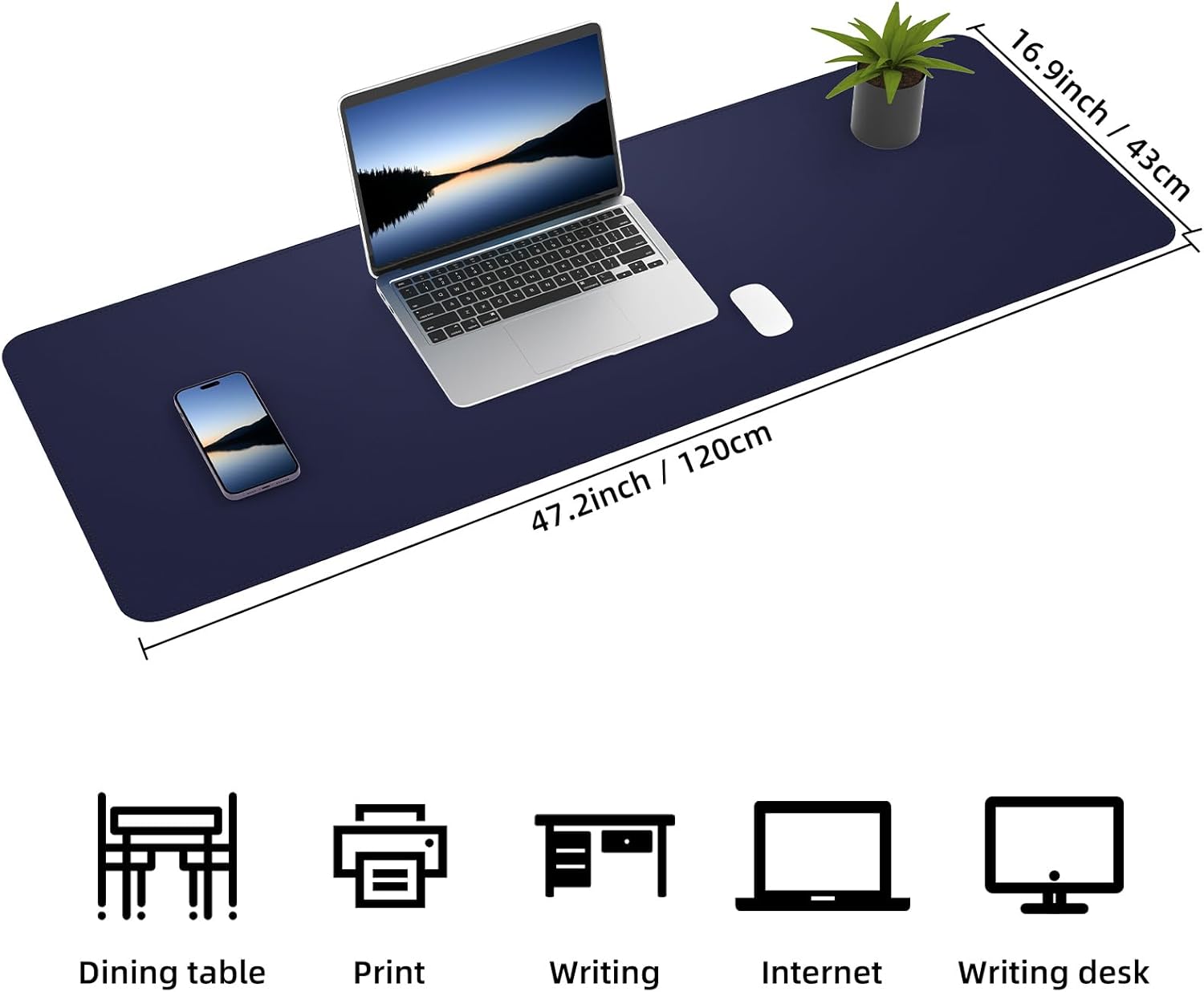 Large Desk Mat 47.2" x 17" Leather Desk Pad Protector with Natural Cork & PU Leather, Non-Slip Office Desk Mat, Large Mouse Pad, Waterproof Desk Blotter pad for Office&Home(Black) 30 61uMV6KkCHL. AC SL1500 - northernschoolofshiatsu.co.uk