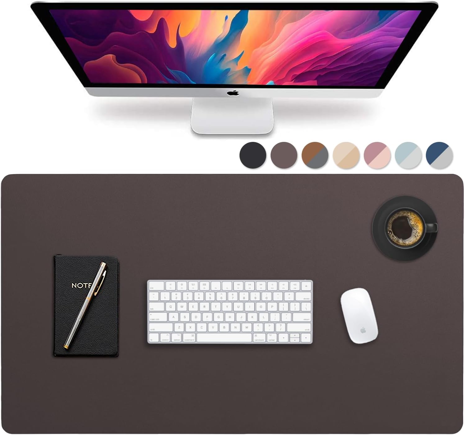 Leather Desk Pad 36" x 20", Vine Creations Office Desk Mat Waterproof Black - Premium Quality - Smooth Mouse Writing Surface - Maximum Protection Dual-Sided Pu Leather Blotter for Desk Office/Home 19 61uaBmu2c0L. AC SL1500 - northernschoolofshiatsu.co.uk