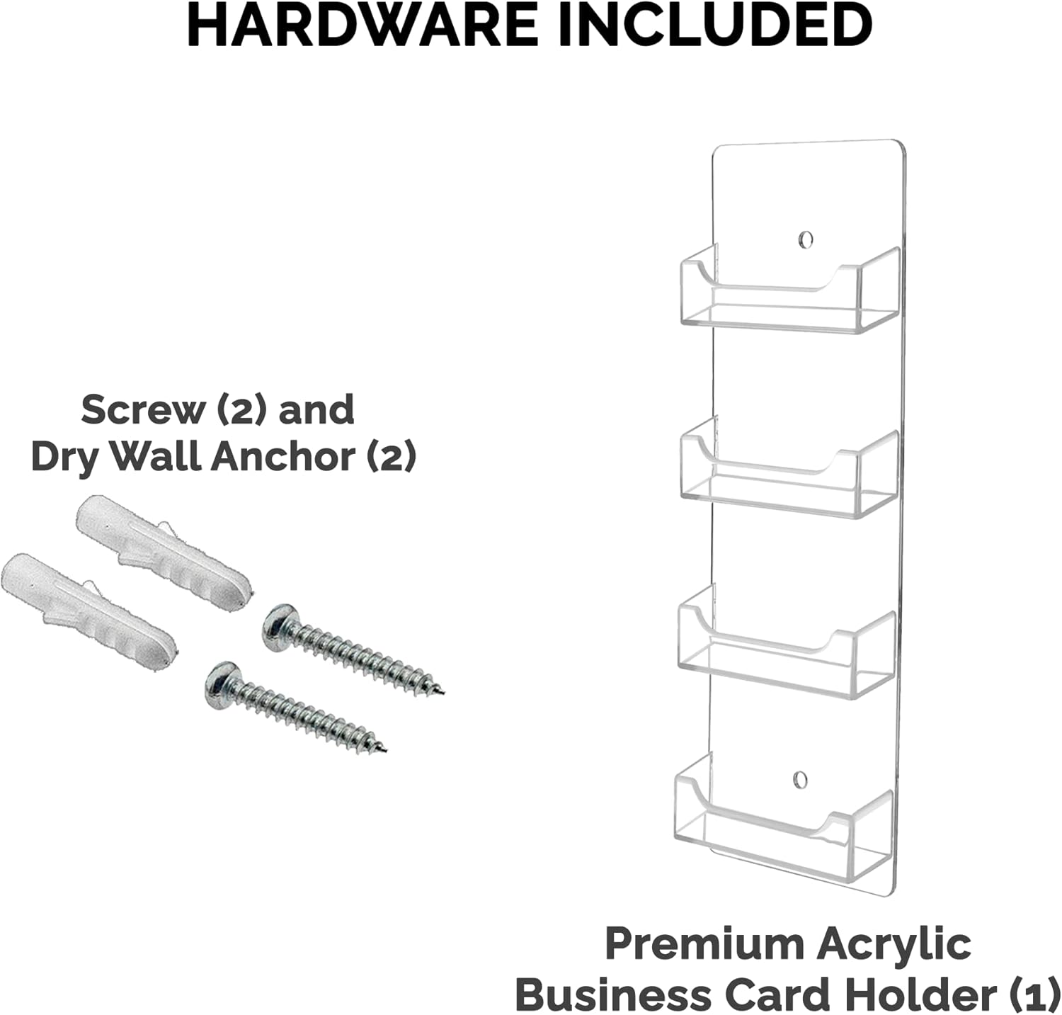 Marketing Holders Wall Business Card Holder with Hanging Hardware for 3.5" x 2" Gift Cards Clear Acrylic 4 Slot Display for Retail Stores and Tradeshows and Expos 9 61v89F0jtJL. AC SL1500 - northernschoolofshiatsu.co.uk
