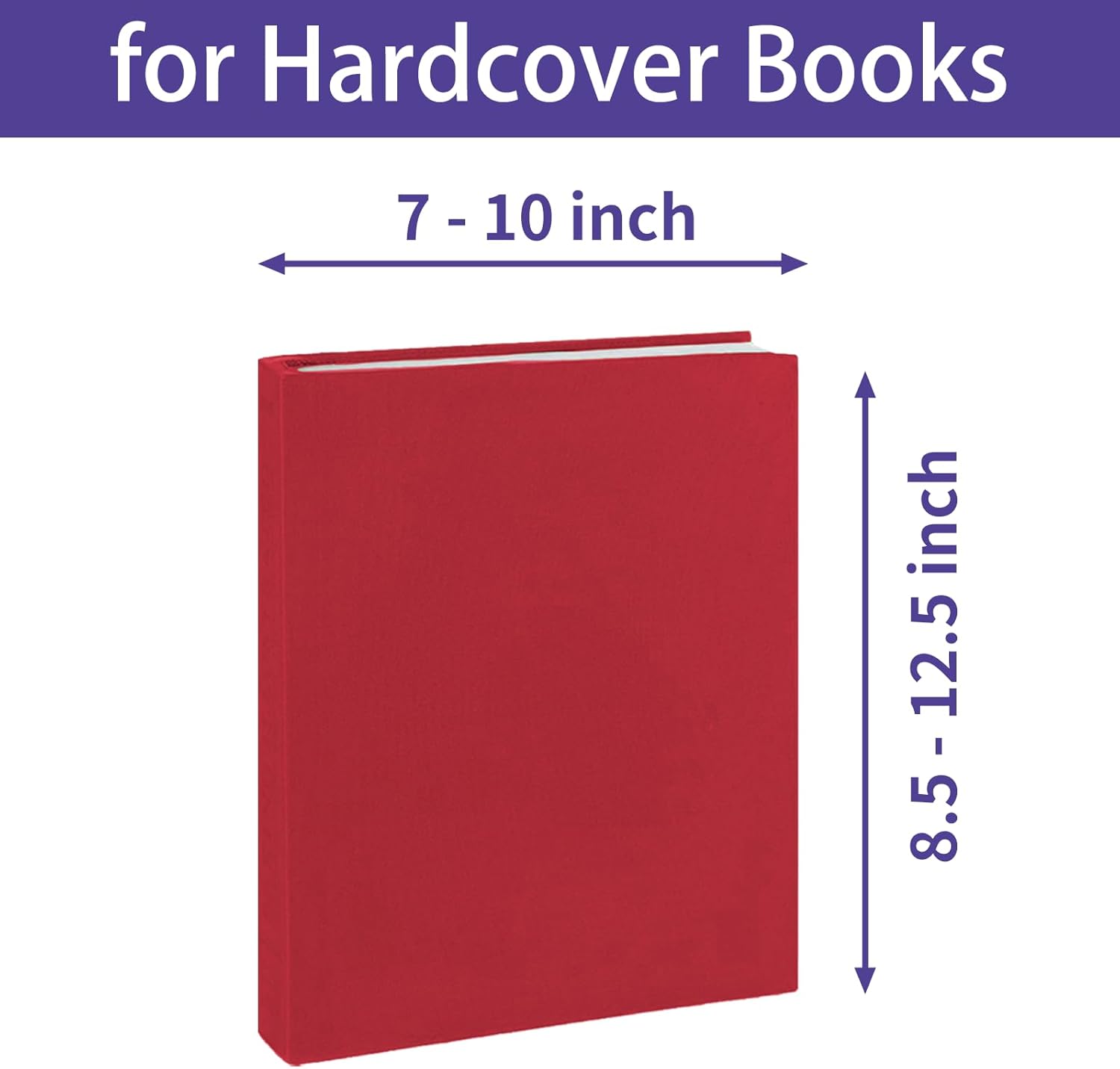 KICNIC Jumbo Book Covers 7 Pack, 9x11 Inch Stretchable Book Sox Suitable for Most Hardcover Books, Up to 10 Inch x 12.5 Inch, Washable and Reusable Protective Textbook Covers with Label Sticker 3 61vD MSpbAL. AC SL1500 - northernschoolofshiatsu.co.uk