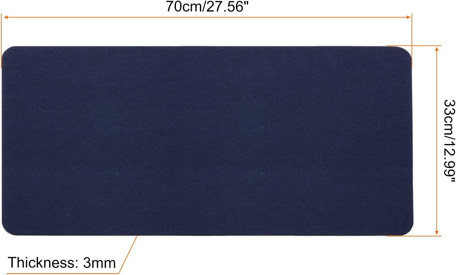 PATIKIL 24"x12" Desk Mat Protector, Felt Dual Side Desktop Pad Writing Mat for Office Home, Black 20 61vbm8 cfnL. AC SL1500 - northernschoolofshiatsu.co.uk
