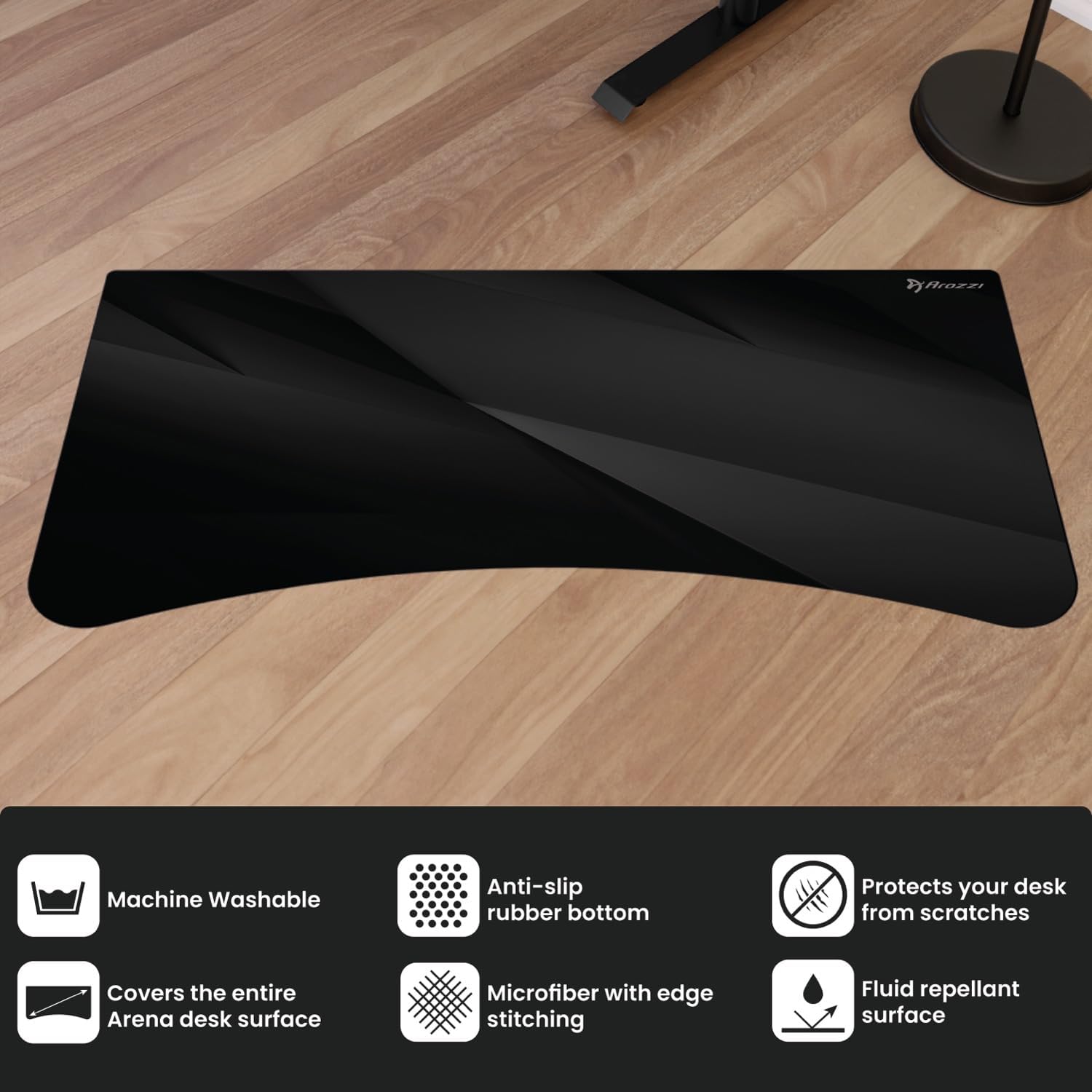 Arozzi Arena Gaming Desk Mat, Full Surface Custom Desk Pad, Interchangeable, Water Resistant & Washable Computer Desk Mouse Pad with Stitched Edges (D060) 3 61vfyaA60HL. AC SL1500 - northernschoolofshiatsu.co.uk